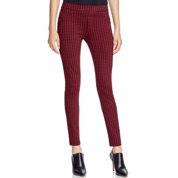 sanctuary red plaid leggings
